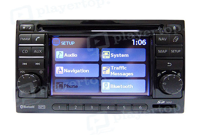 Autoradio gps nissan qashqai 2011